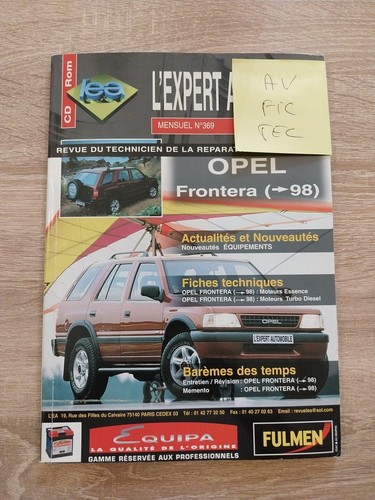 Revue technique opel frontera - opel,