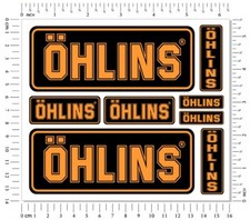 Ohlins Fork Shock Stickers Set