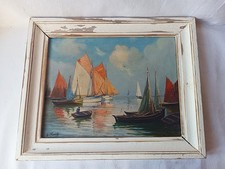 Tableau peinture marine cadre