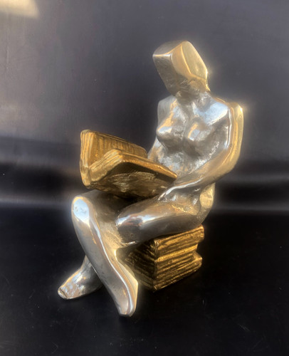 Sculpture moderniste aluminium - sculpture,