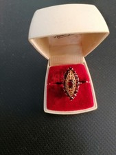 Bague marquise or jaune  18K