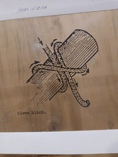 15 Transparencies Overhead Projector Slides Nautical Knot Tying 