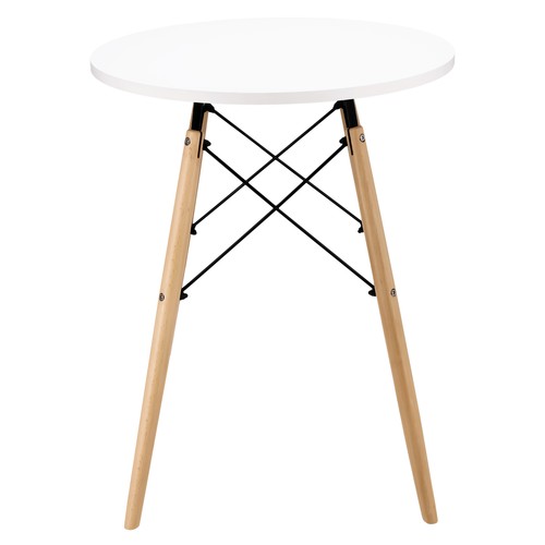 Table ronde blanche style - ronde, de