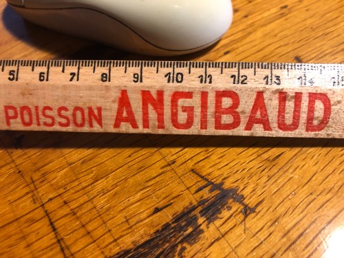 Ancienne règle bois - règle,