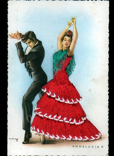 Andalucia danseur - (espagne),