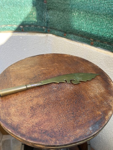 Coupe papier laiton - en,