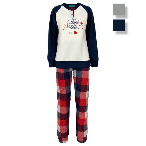 Pyjama hiver long femme - d'hiver, en