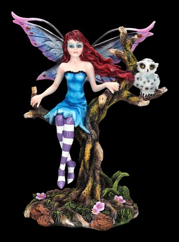 Figurine elf assise sur - figurine,