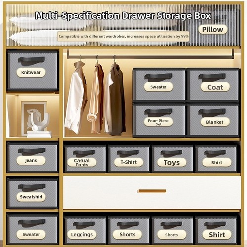 Boîte rangement tissu - boîte,
