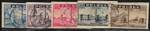 Pologne 1945 yvert 455 - pologne, et