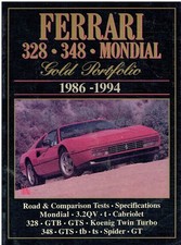 FERRARI 328 GTB/GTS , MONDIAL 3.2 & 348 TB/TS/GT/SPIDER 1986-94 ROAD TESTS BOOK