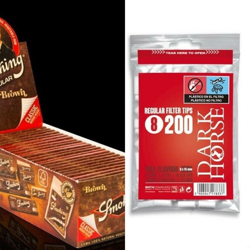 Carnets smoking brown corte - 50,