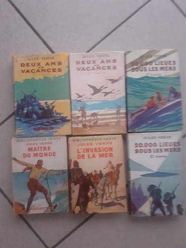 Jules verne lot livres - jules, de
