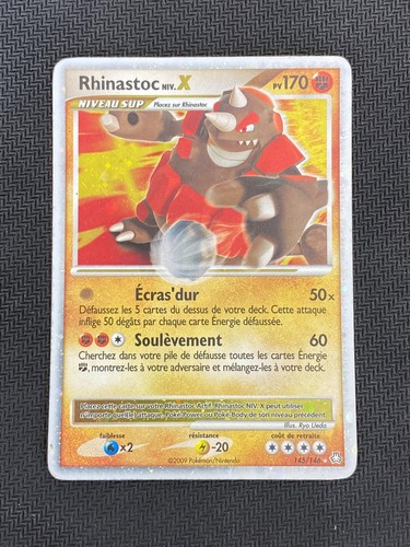 Carte pokémon rhinastoc niv - carte,