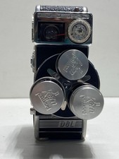 Vintage Paillard Bolex D8L 8mm Movie Camera with 3 Lenses