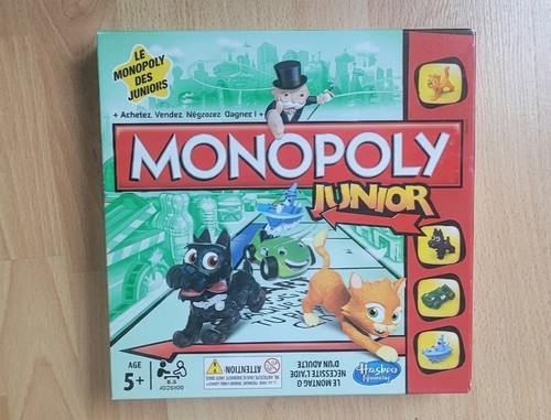 Hasbro monopoly junior jeu - monopoly, de