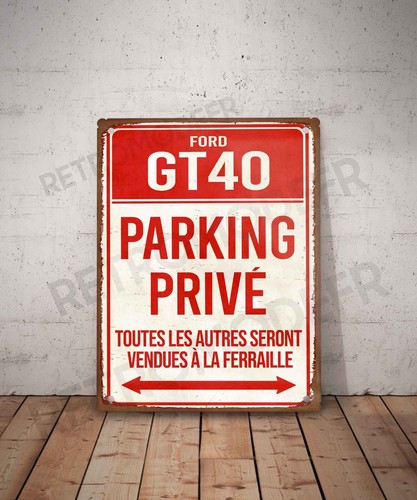 Plaque métal vintage ford - plaque,