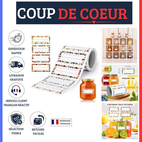 Aiqinu 200 étiquettes - 200,