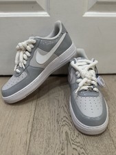 Nike Air Force 1 ‘07 LV8 Men’s Size 9.5 Wolf Grey White Low Top Shoes HV9405-001