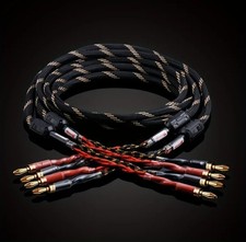 Paire de câbles enceintes -