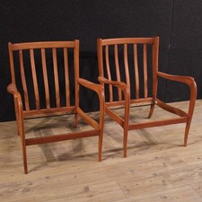 Paire de fauteuils italiens
