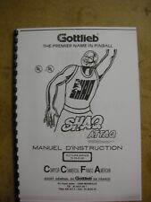 notice en Français du flipper