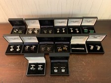 Lot de 13 paires de boutons de manchette 1 pince a cravate (prix du lot)