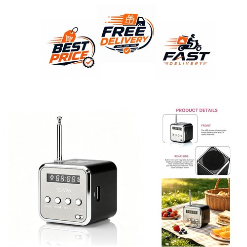 Mini enceinte bluetooth radio - enceinte,