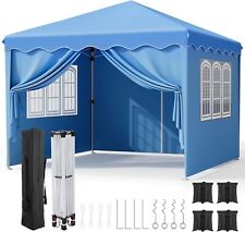 Tonnelle Pliante 100% IMPERMÉABLE Dimensions du Toit 3x3m Tente de Jardin...