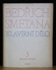 Smetana, Œuvres D'Études Et