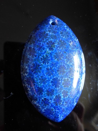 Pendentif ovale corail - ovale,