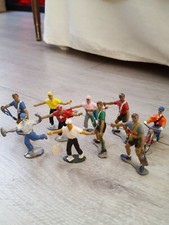 LOT CHARACTERS TOUR DE FRANCE BICYCLES ANTIQUE SUPPLIES MUSETTES + 1 BIKER