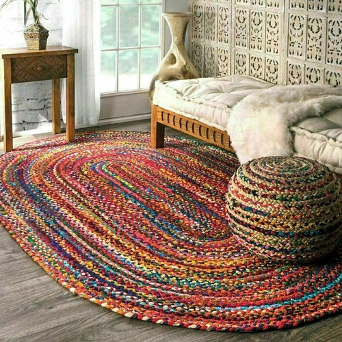 Tapis moquette bohème - , tressé