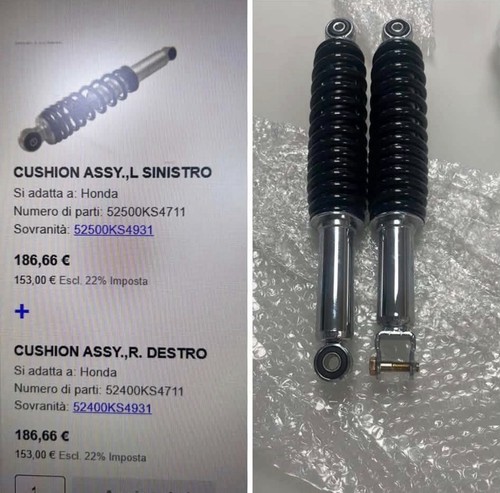 Amortisseurs arrière - ✅,