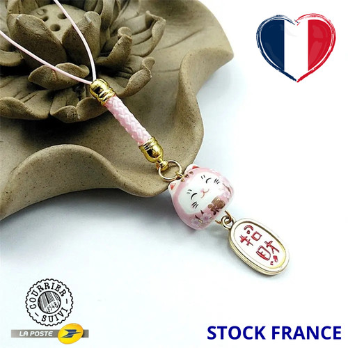 Pendentif chat porte bonheur - pendentif,
