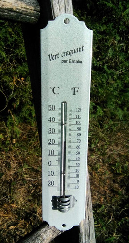 Thermometre extérieur emaille - thermometre,