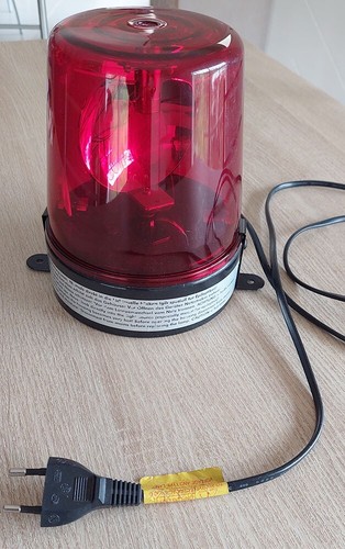 Lampe feu police - -, de