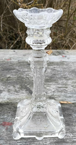 Bougeoir verre sur - en,