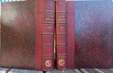 ANNÉE 1882 REVUE LA VIE ÉLÉGANTE 2 T.  MODE ART DE VIVRE F. ROPS ROBIDA F. BACH