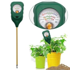 Kit de test de sol 3 en 1: humidimètre, pH-mètre, testeur de fertilité du sol