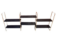 Etagère modulable doré et noire dans le goût de String