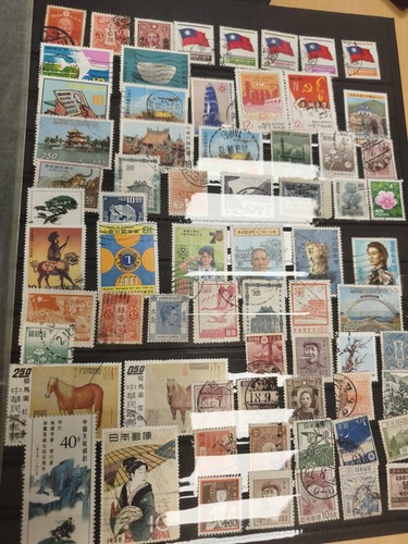 Lot timbres asie oblitérés - lot,