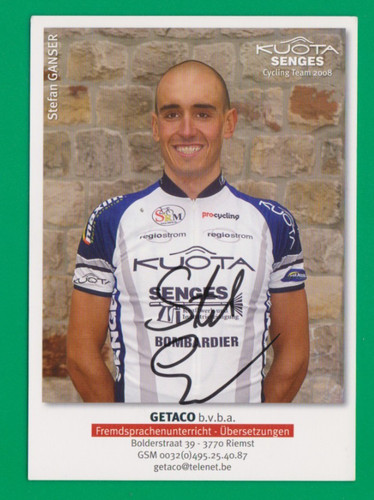 Cyclisme carte cycliste - cycliste, stefan