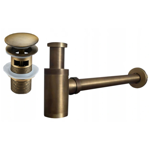 Mexen lavabo rond bronze