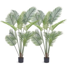 VEVOR Arbre Artificiel Palmier à Noix de Bétel Plante Artificielle 800x1524 mm