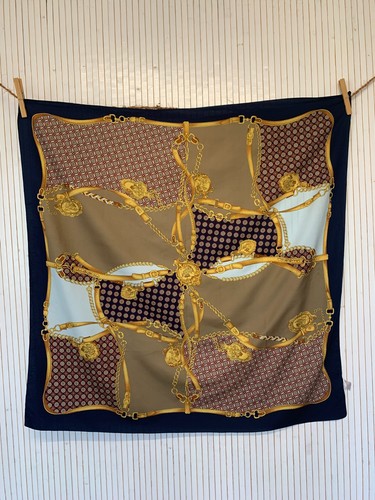 Foulard carré 90cm vintage - carré,