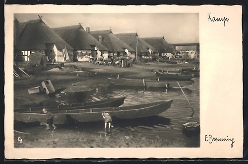 Camp péniches sur - camp,, l'eau