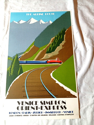 Affiche venice simplon orient - venice,