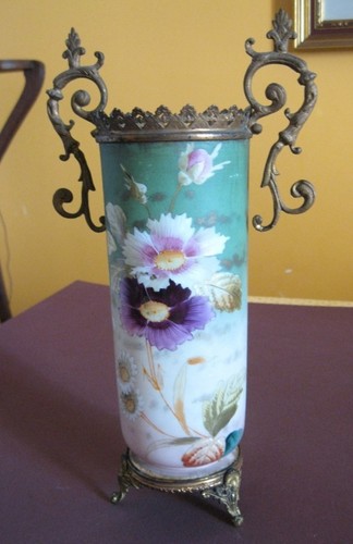 Vase art nouveau opaline - art,