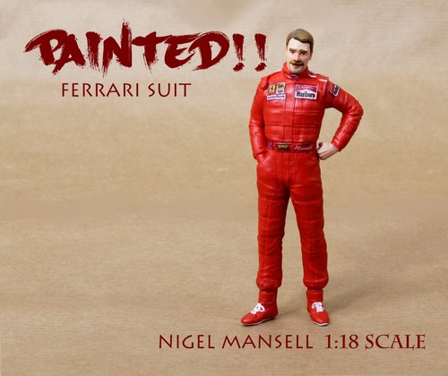 Nigel mansell painted figure - mansell,